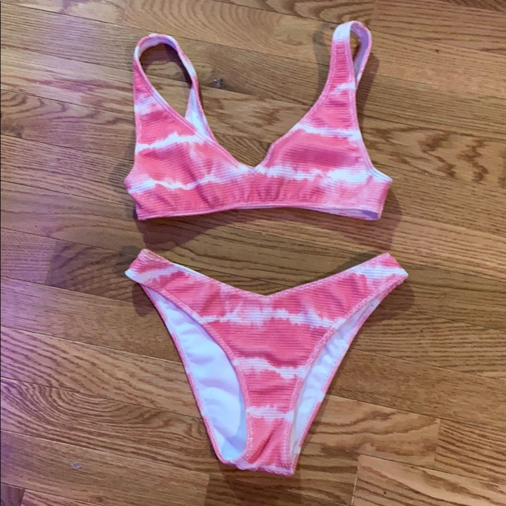 Pink LA Hearts Pacsun Bikini set